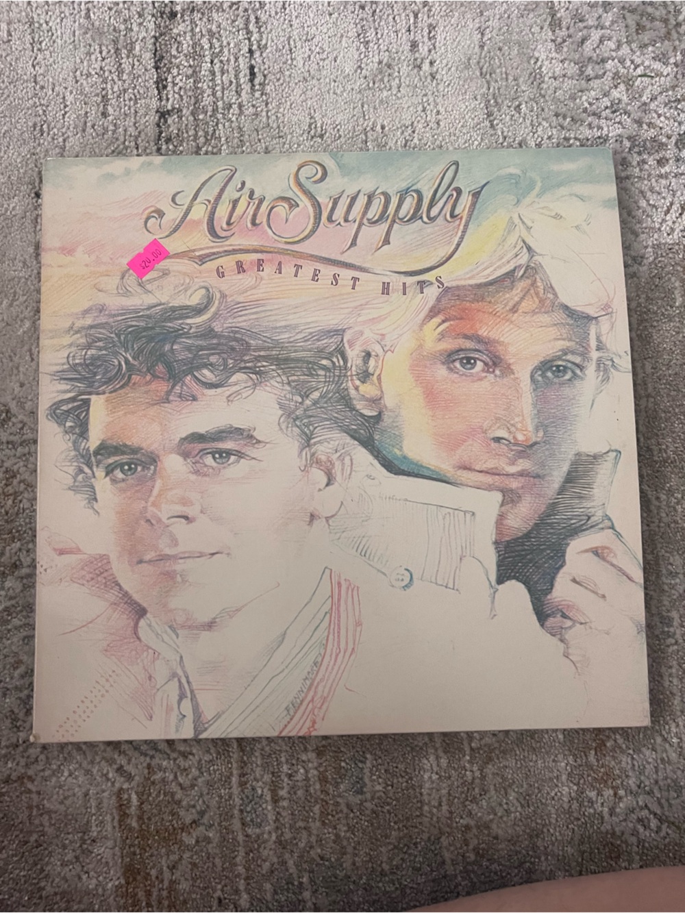 Air Supply Greatest Hits 1983 Arista Pop Rock Compilation 12'' Vinyl Record